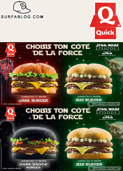 Fast Food Quick on Surfablog  Quick Fast Food Lancia I Panini Di Star Wars